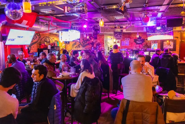 Ambiance au pub Les Gosses du Québec Lausanne – photo 11