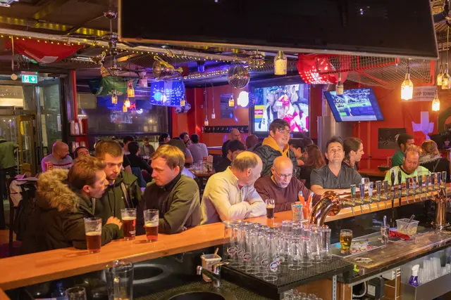 Ambiance au pub Les Gosses du Québec Lausanne – photo 9